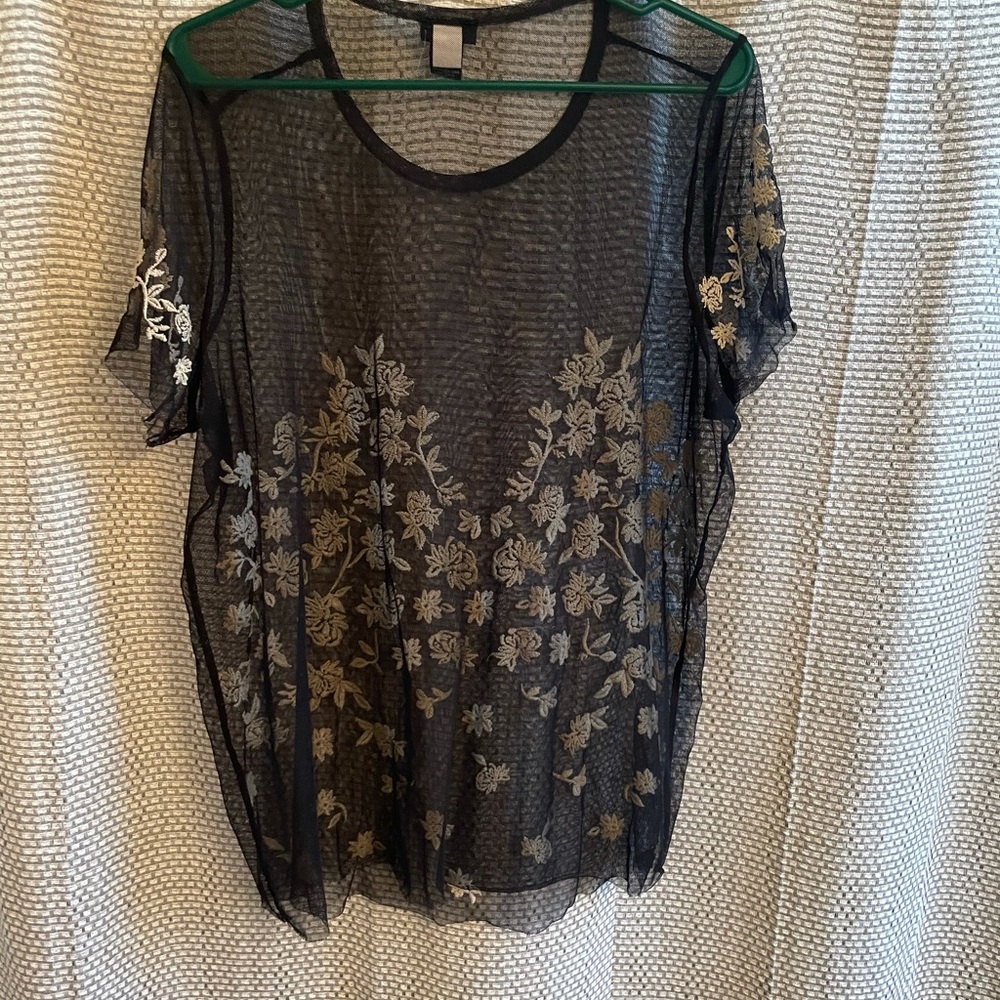 NWOT - Sheer Torrid Top - Picture 4 of 4